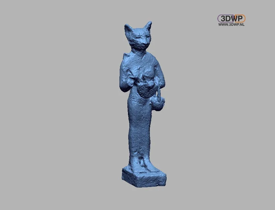 Tượng thần Bastet bằng đồng thời Ptolemaic