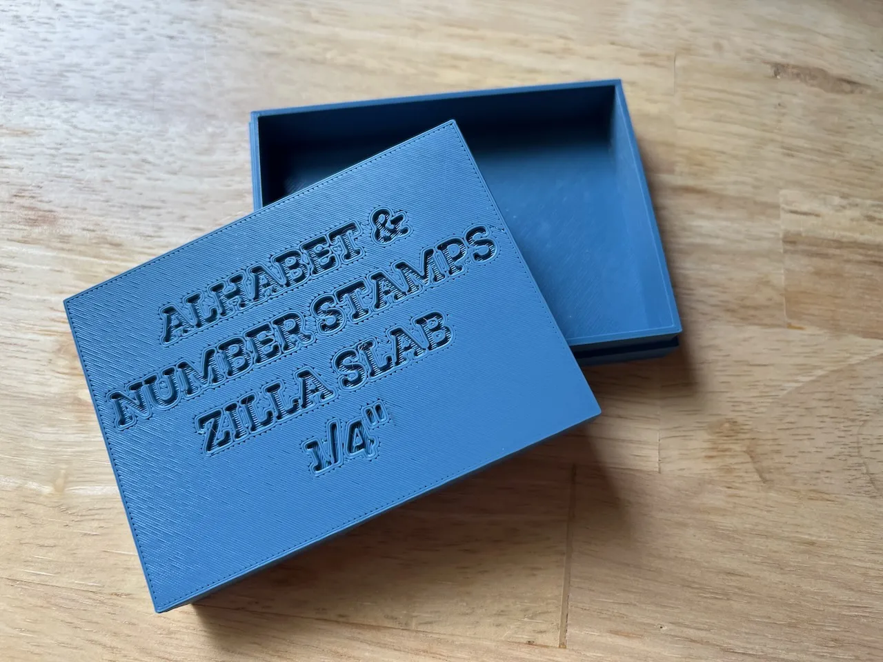 Hộp đựng con dấu số và chữ cái ¼ inch