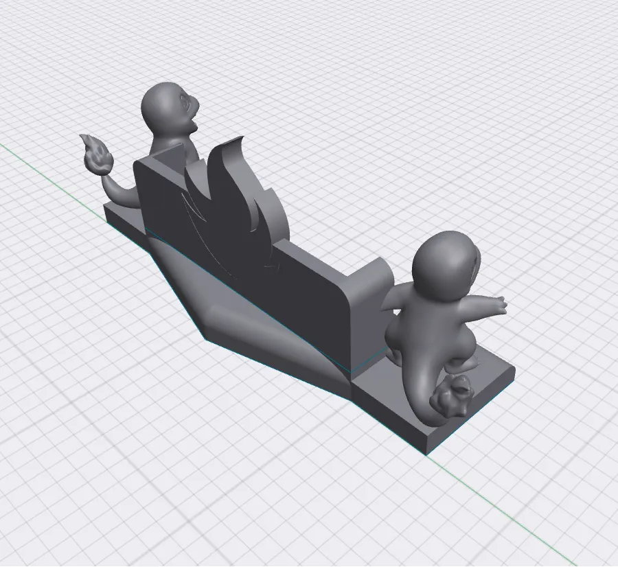 Giá đỡ slab Charmander bằng một khối duy nhất