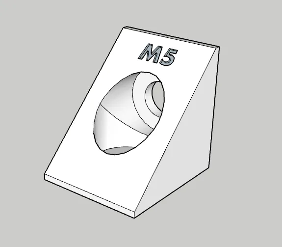 Giá đỡ tam giác 20mm với lỗ M5