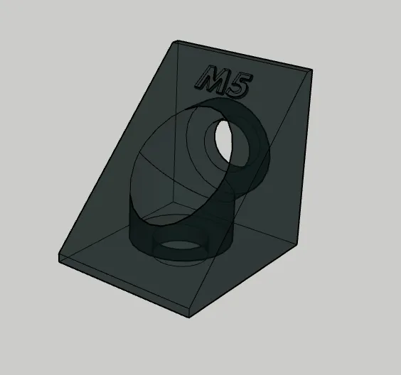 Giá đỡ tam giác 20mm với lỗ M5