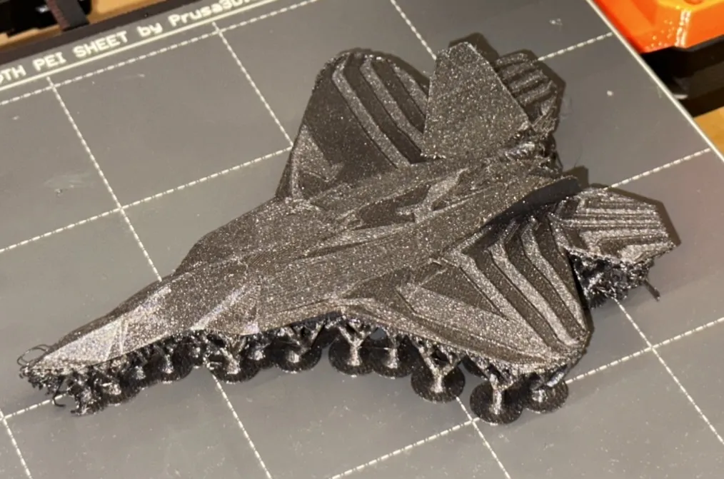 Tiêm kích F-22 Raptor phong cách Low Poly