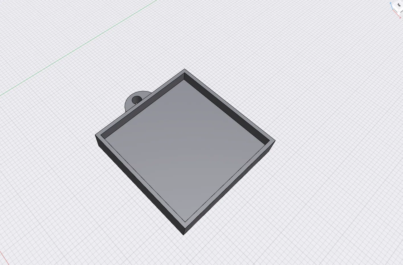 Đế móc chìa khóa đơn giản với lỗ treo