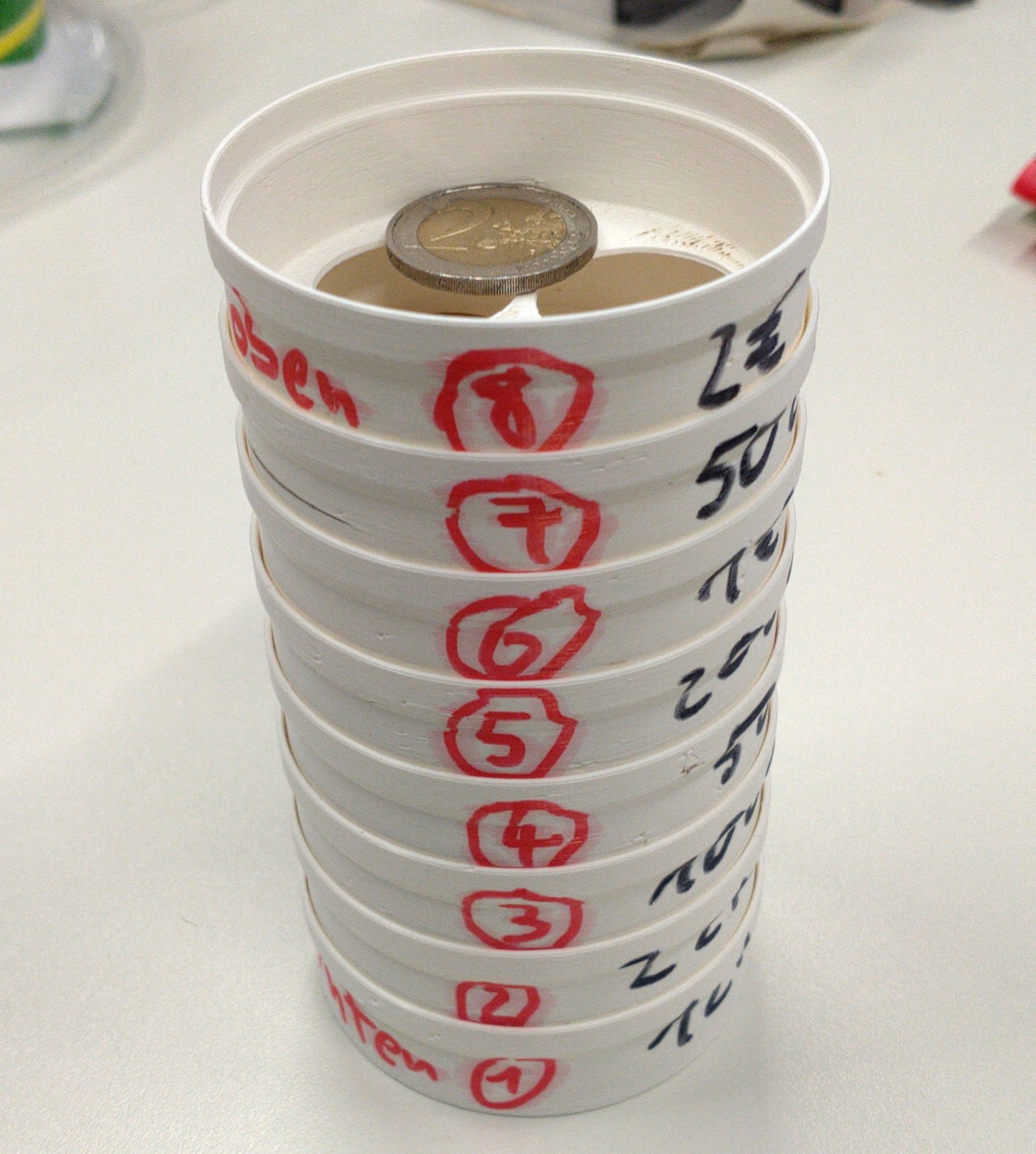 Máy phân loại tiền xu tùy chỉnh cho các loại tiền tệ