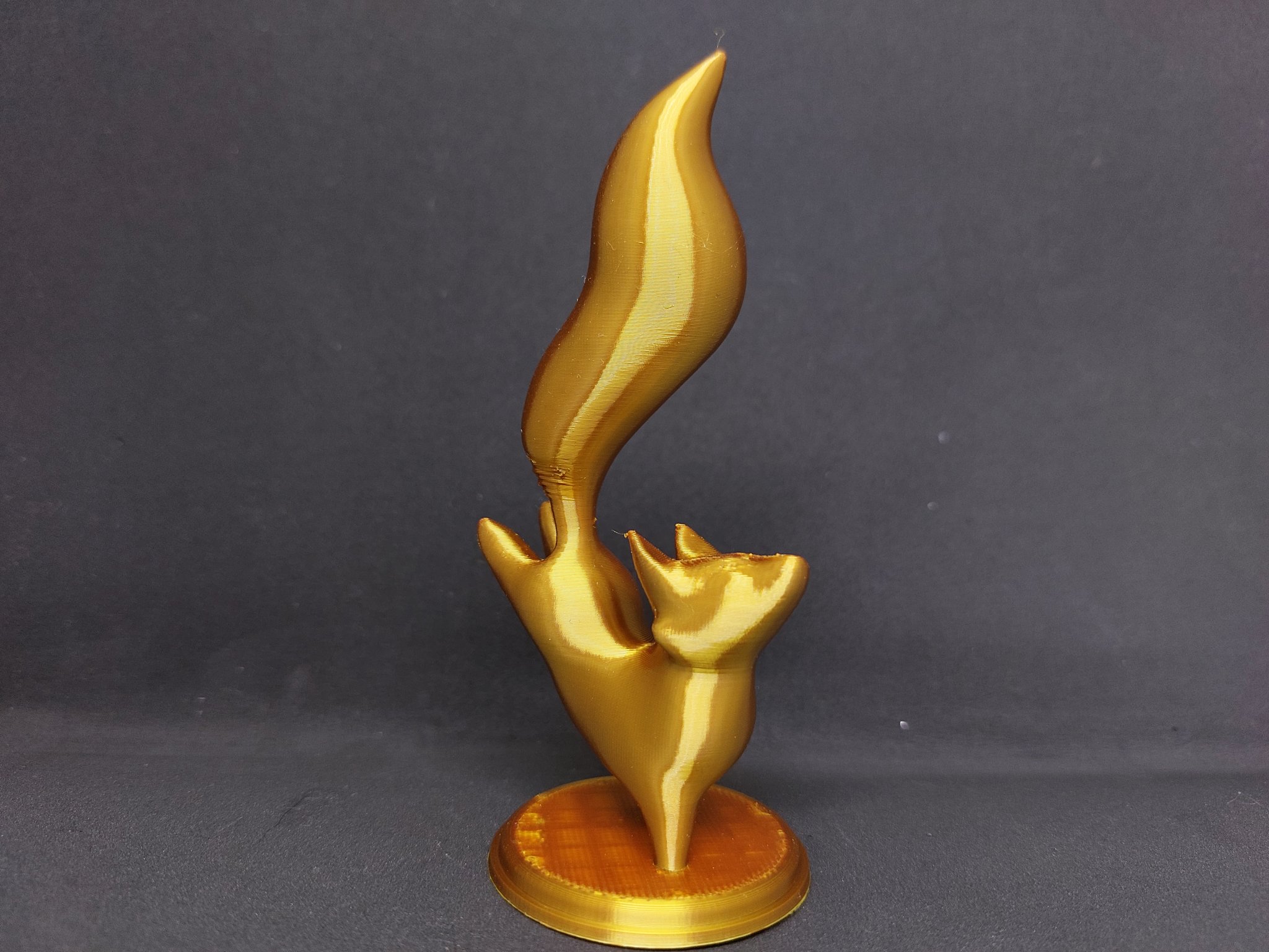 Tượng cáo nhảy đáng yêu không cần hỗ trợ để in 3D