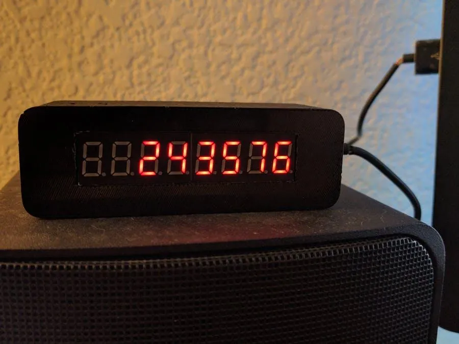 Vỏ bảo vệ cho màn hình MAX7219 8 chữ số