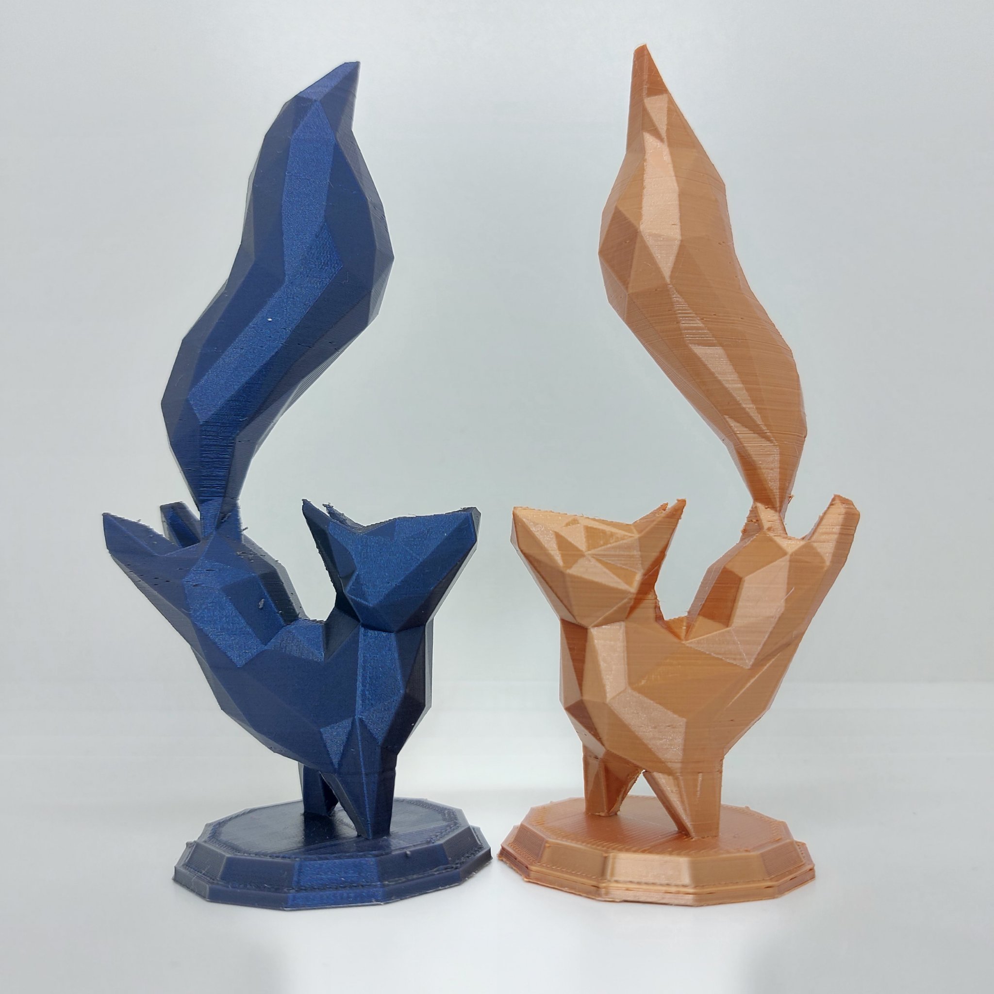 Cáo nhảy múa dễ thương - Mô hình Low Poly không cần hỗ trợ