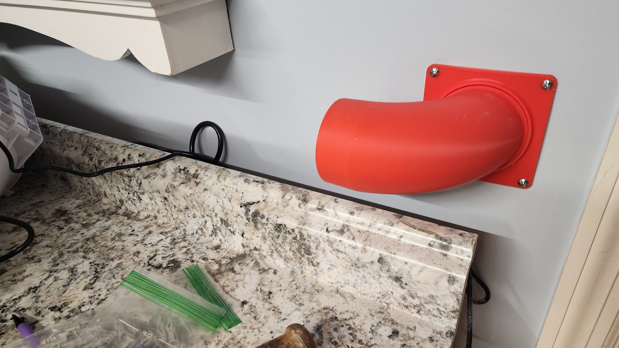 Khớp nối ống xả XTool M1 cho tường thạch cao