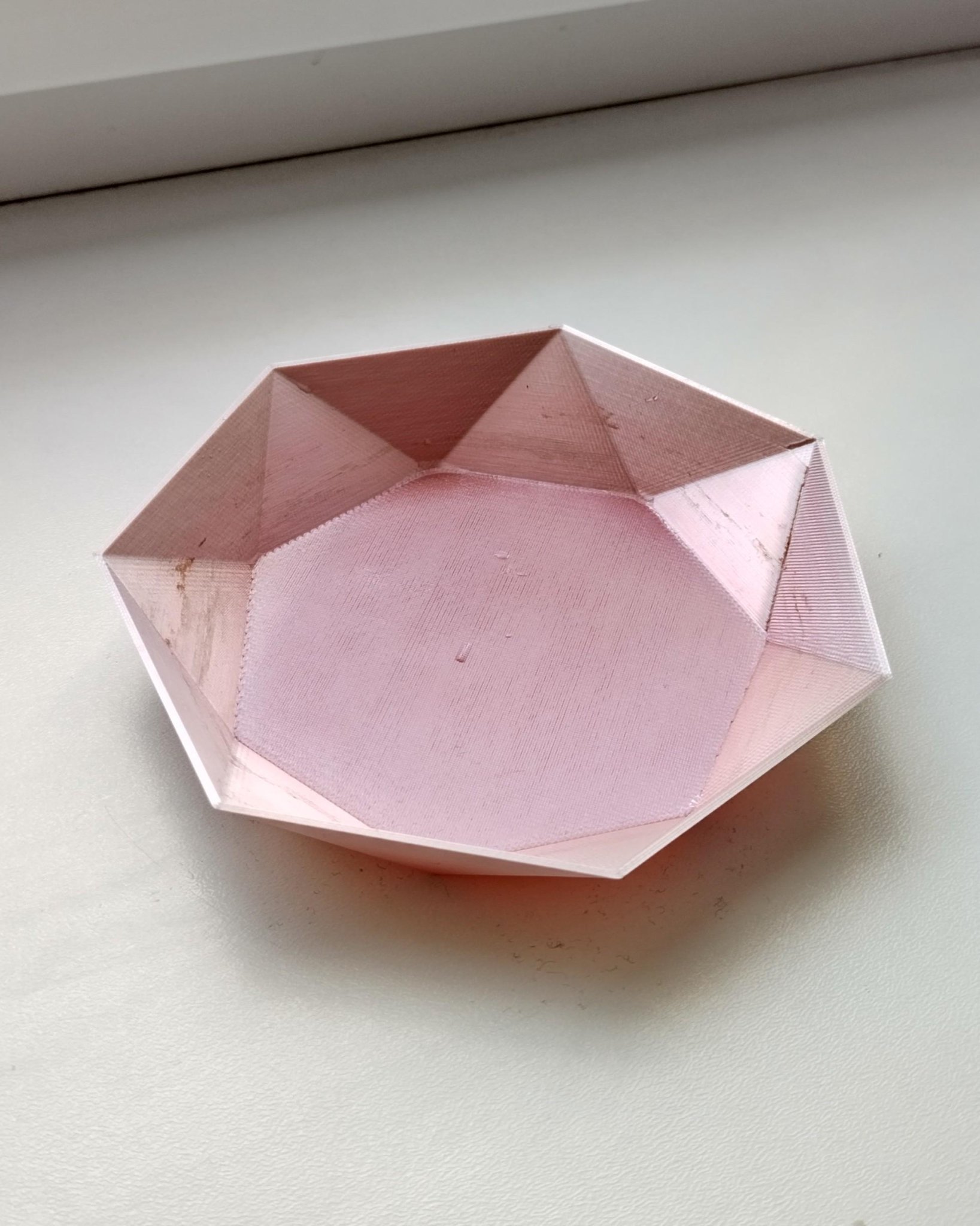 Bát hình tam giác đa giác LowPoly cho chậu cây