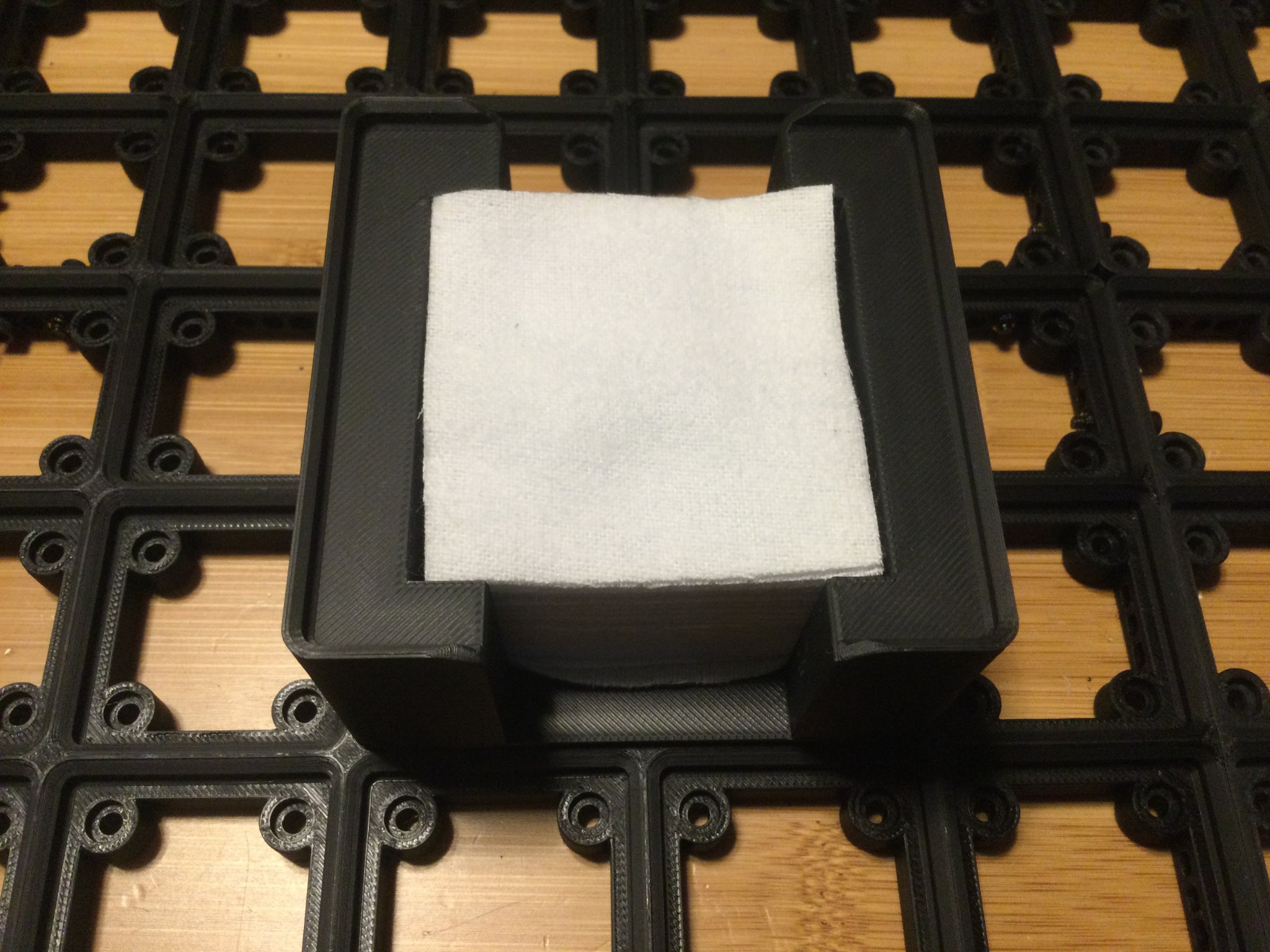 Giá đỡ miếng bông cotton vừa Gridfinity 2X2X6