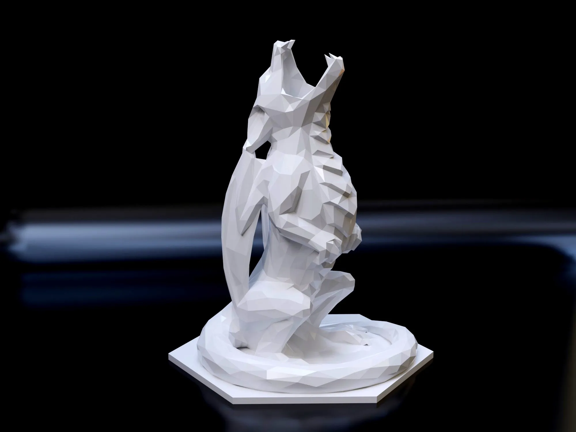 Tháp xúc xắc rồng phong cách low poly