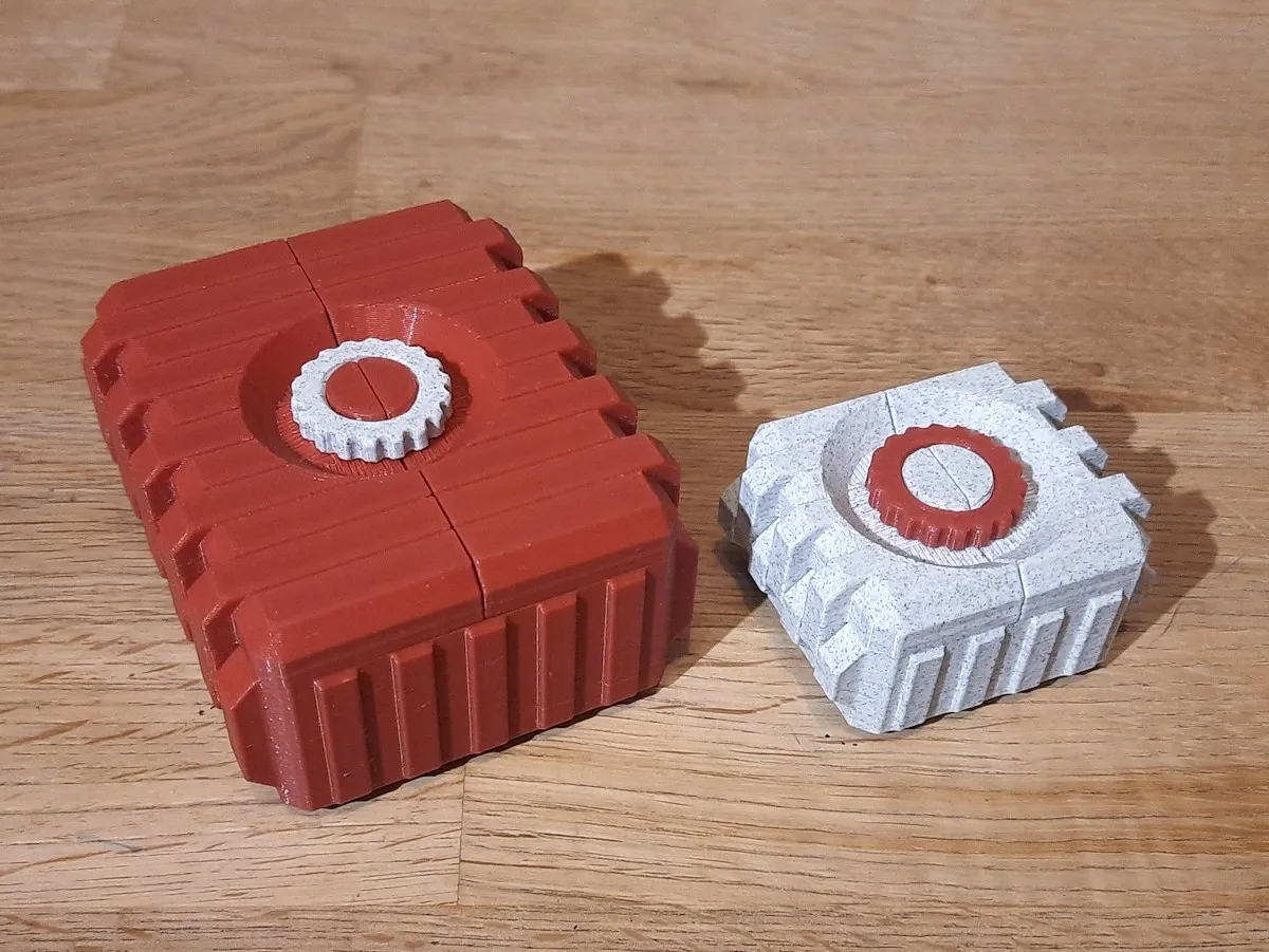 Hộp Vault (in ấn tại chỗ) với đai ốc khóa, nhiều kích cỡ khác nhau