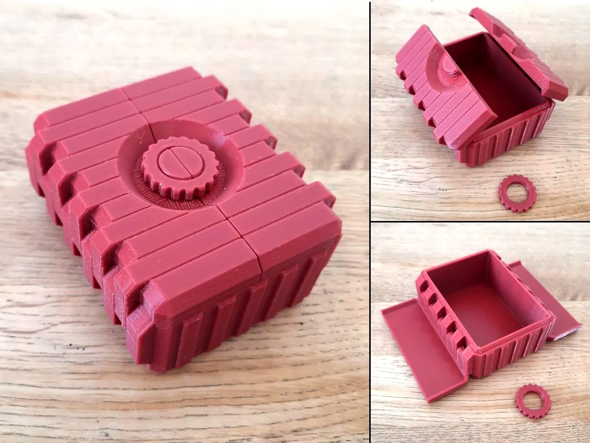 Hộp Vault (in ấn tại chỗ) với đai ốc khóa, nhiều kích cỡ khác nhau