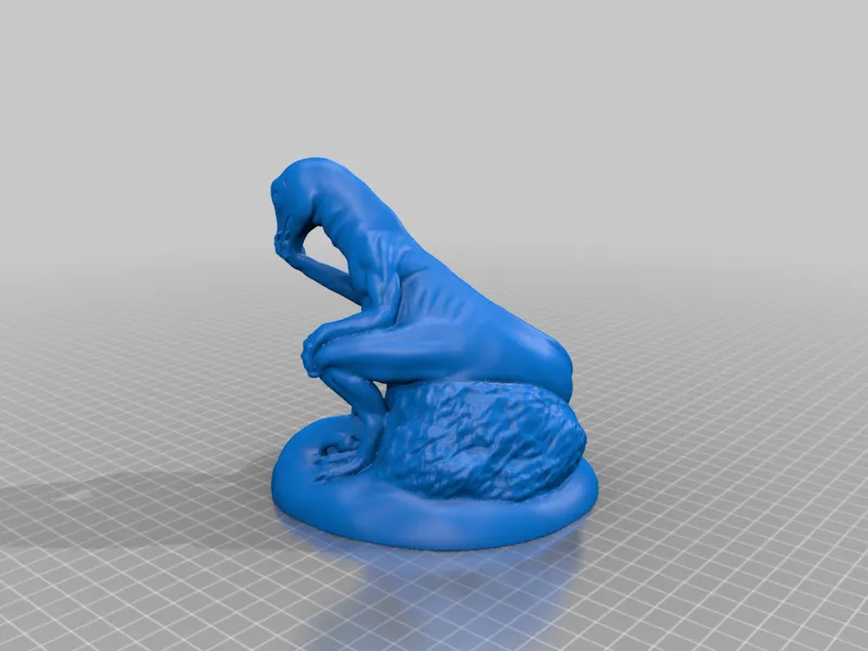 Nhân vật Philosoraptor kết hợp với tác phẩm Tượng Nghĩa