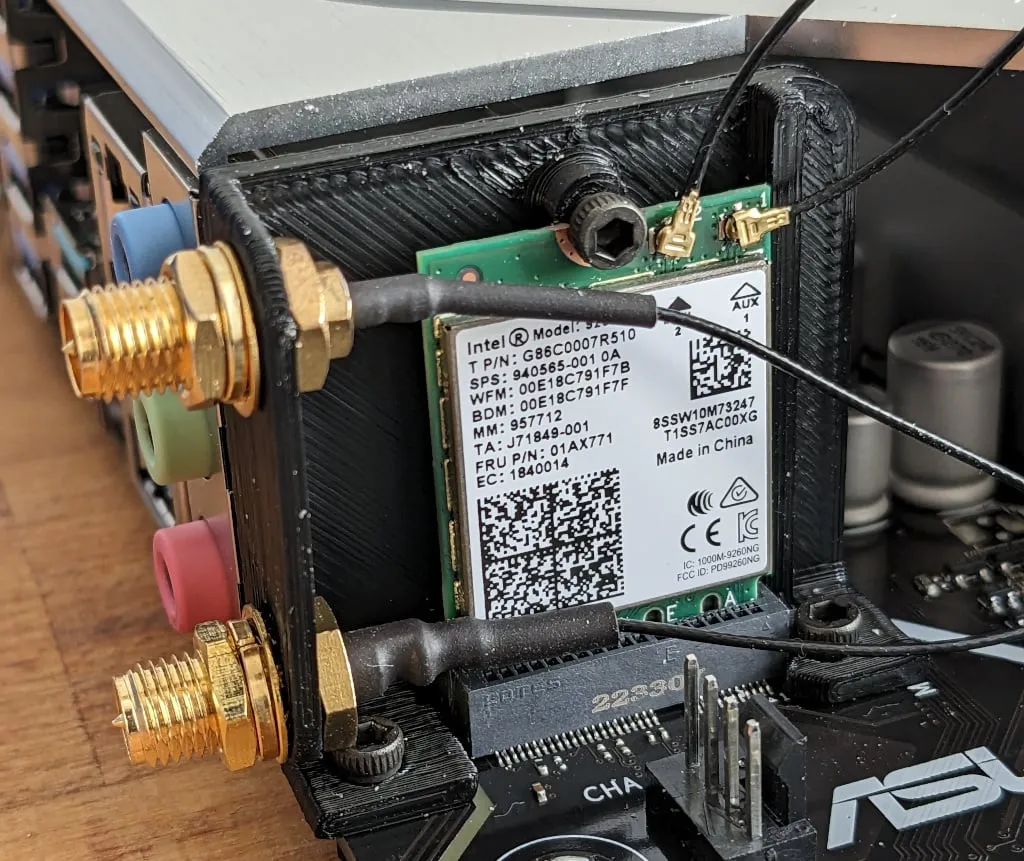 Giá đỡ M.2 Key E thẳng đứng cho Asus PRIME X670-P