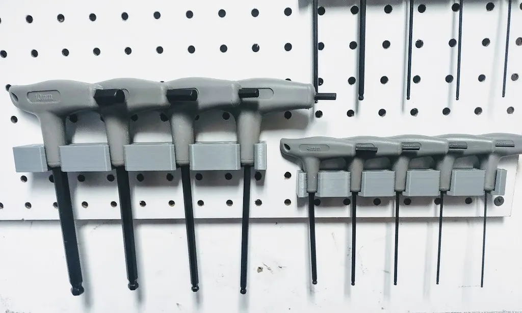 Giá đỡ T-Handle Hex/Allen cho pegboard kích thước lớn