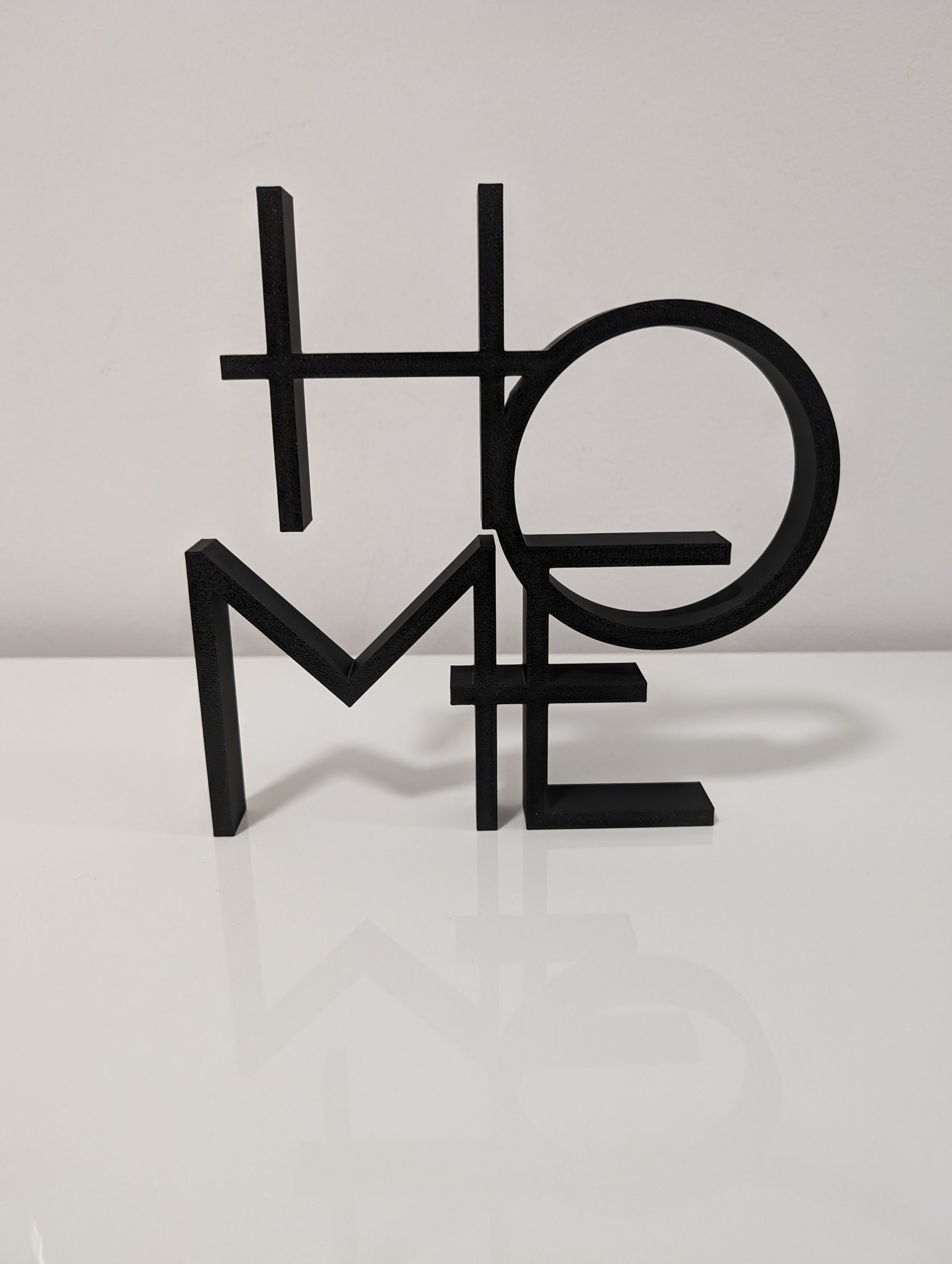 Nghệ thuật đường nét tối giản 'NHÀ