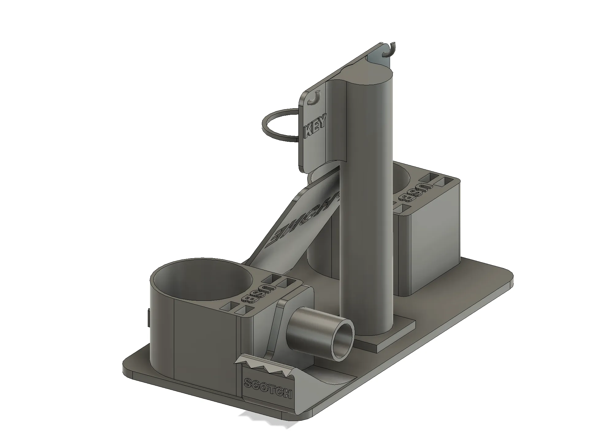 Giá đỡ bút đa chức năng với không gian để điện thoại