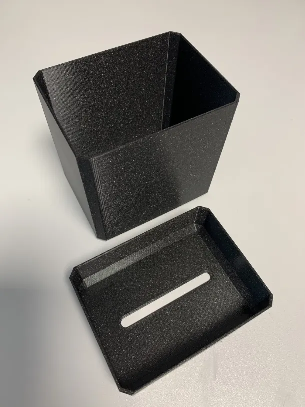 Hộp đơn giản với 2 loại nắp, kích thước 10x7,5x10 cm