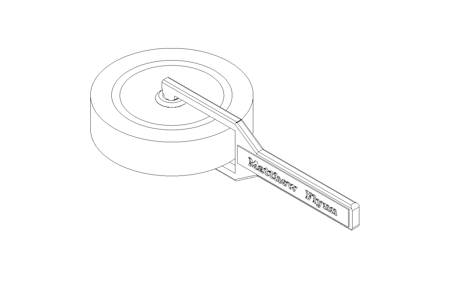 Con dấu in hình chân chó cho bột hoặc đất sét