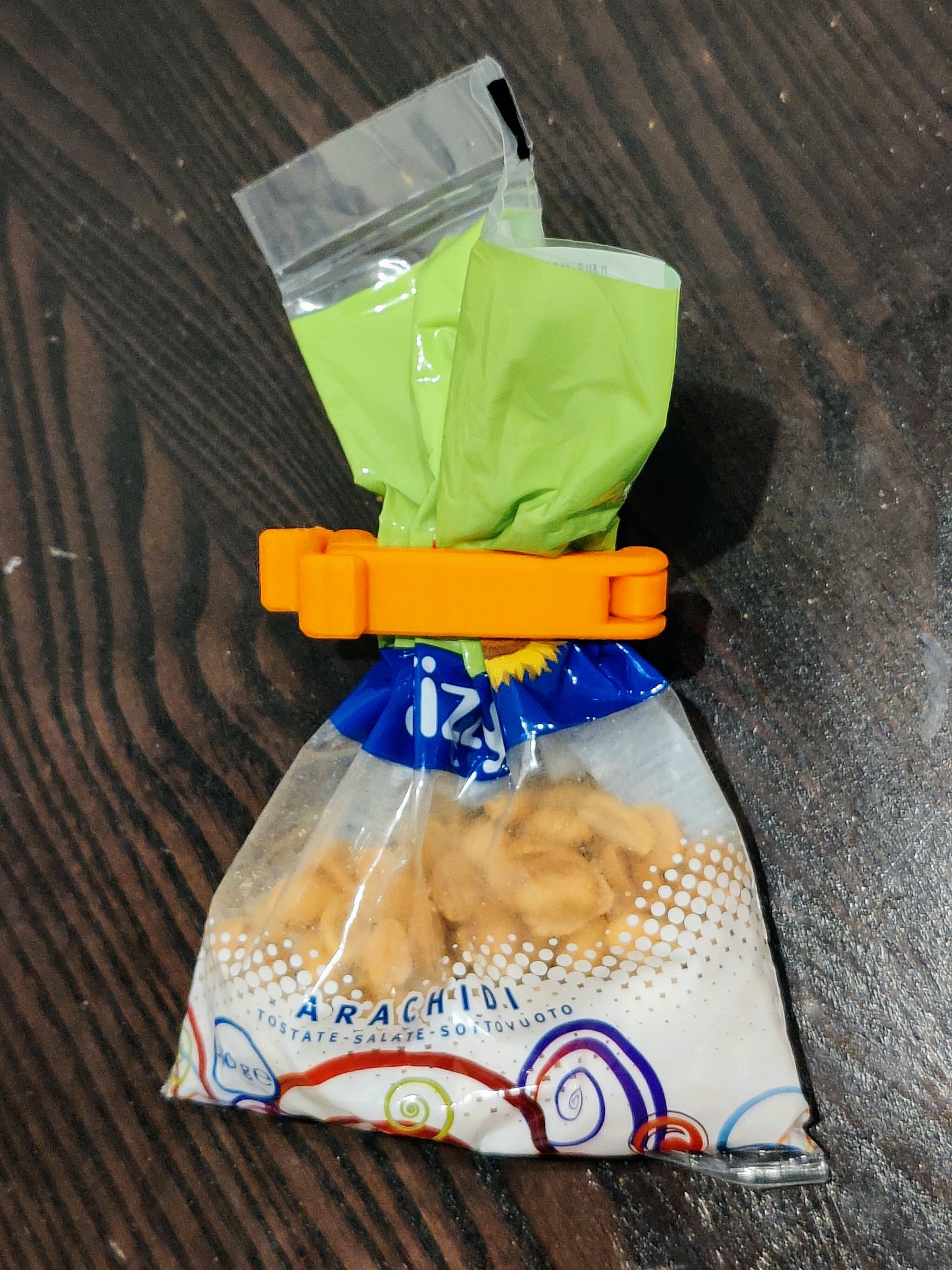 Kẹp túi tương thích PLA với lò xo nạp sẵn