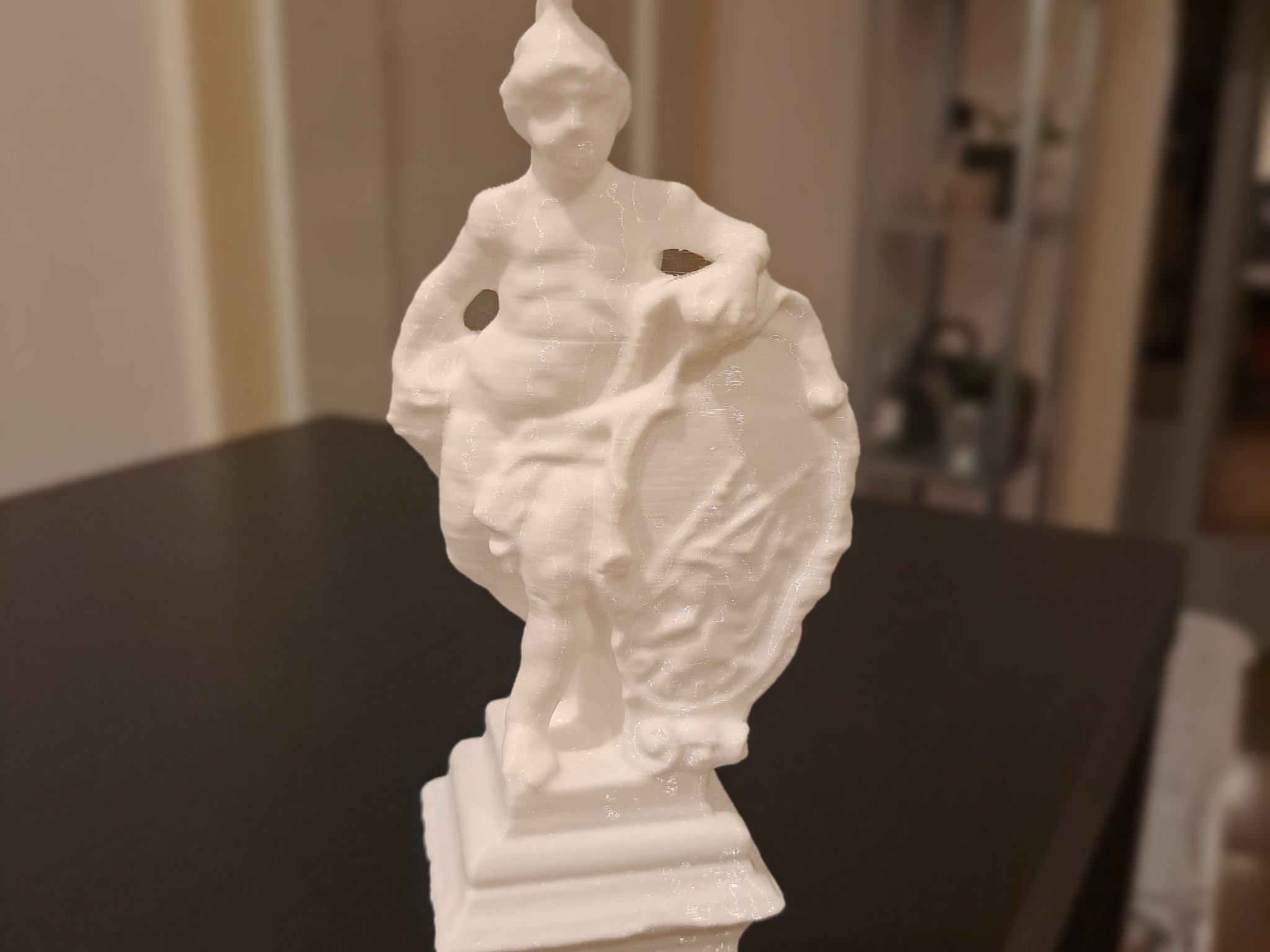 Tượng thần Mars phong cách Baroque muộn từ năm 1789