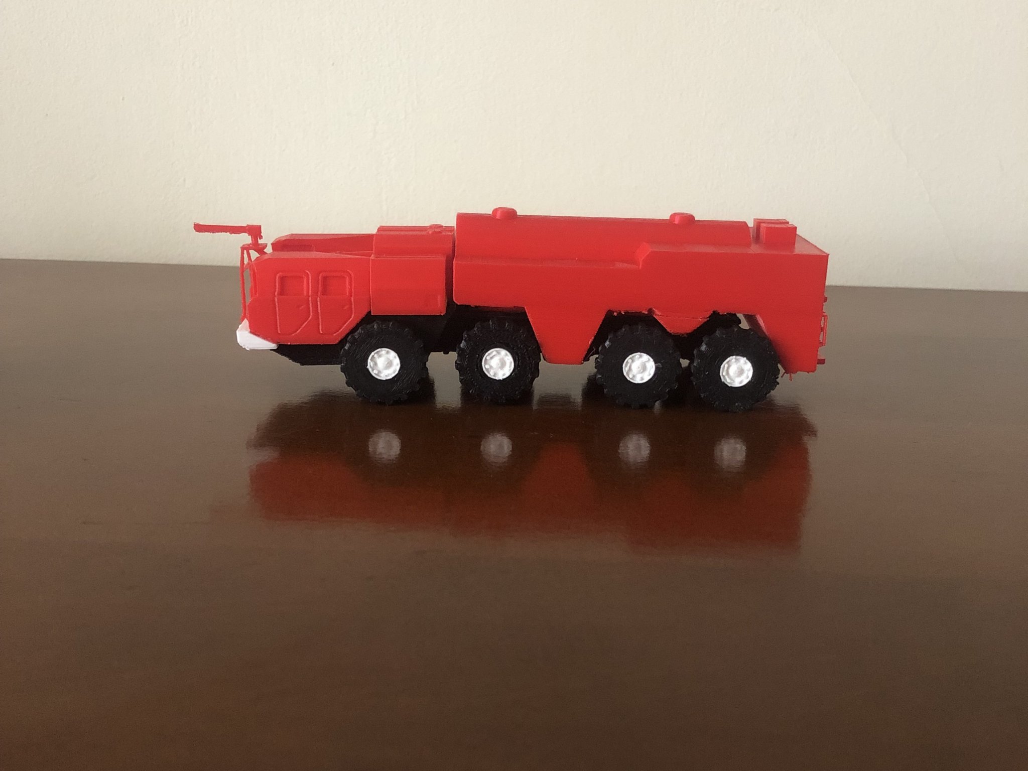 Xe cứu hỏa MAZ 7310/MAZ 543 tỉ lệ 1:72, 1:35 in màu