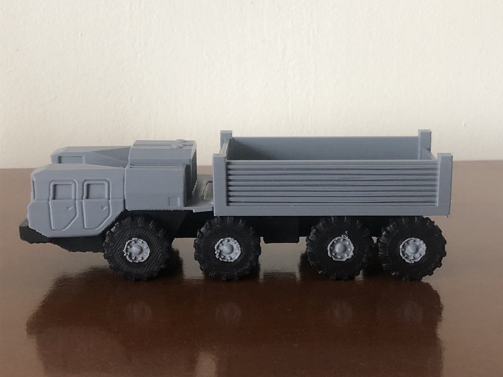 Xe tải quân sự MAZ 7310/MAZ 543 in màu tỷ lệ 1:72, 1:35
