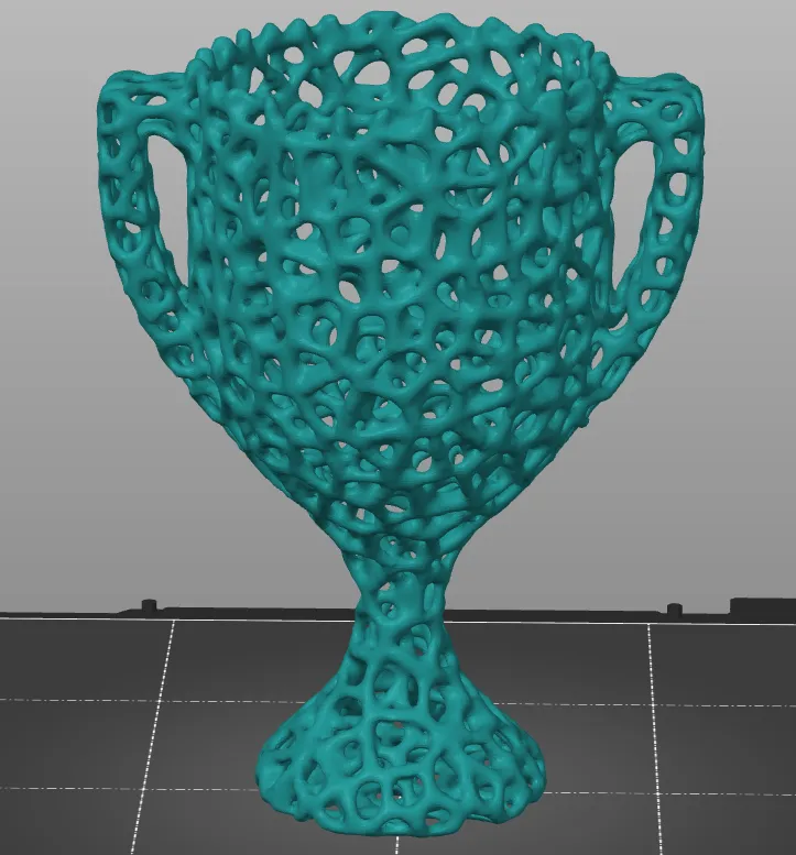 Cúp voronoide nghệ thuật độc đáo