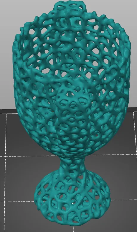 Cúp voronoide nghệ thuật độc đáo