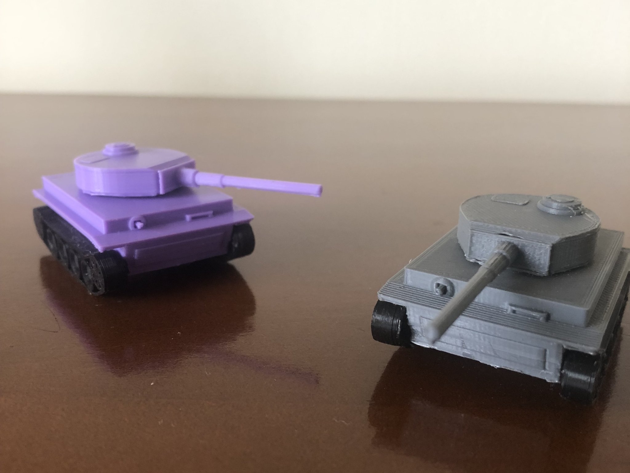 Xe tăng hổ dễ thương in 3D cho trẻ em