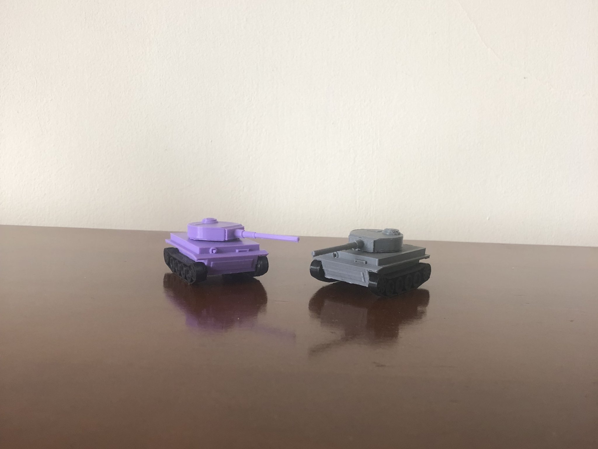 Xe tăng hổ dễ thương in 3D cho trẻ em