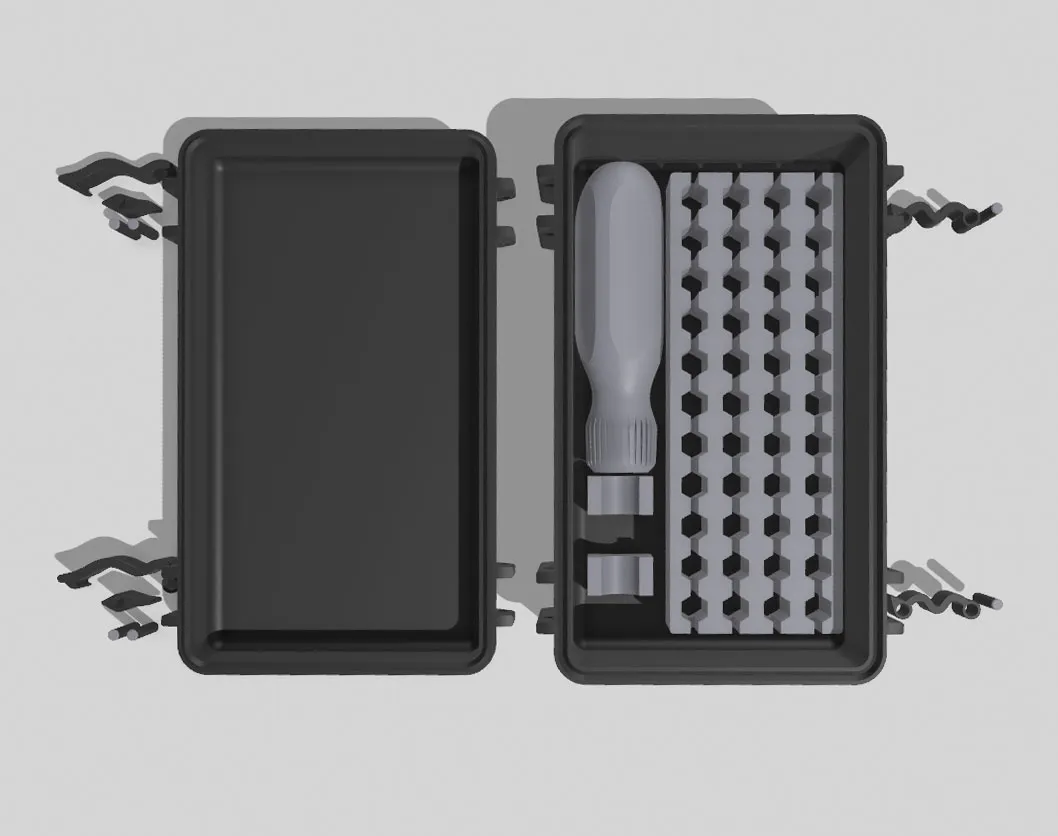 Giá đỡ tua vít và hộp chứa đầu vít tiện lợi