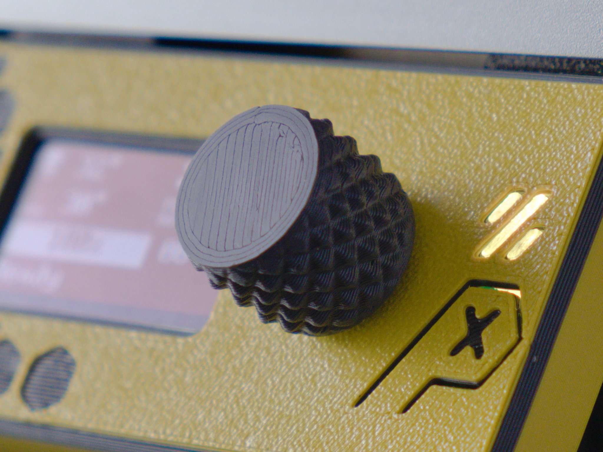 Núm điều chỉnh có rãnh cho màn hình Voron 0.2