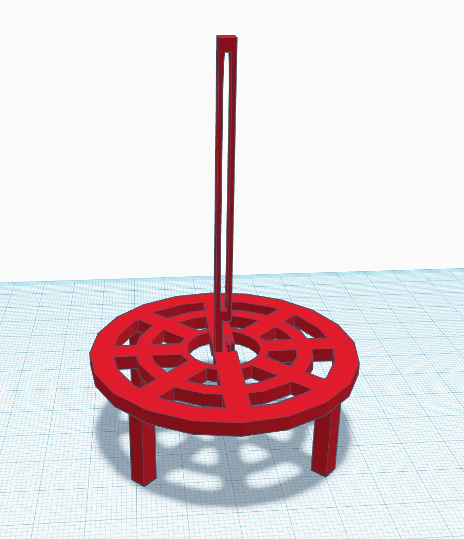 Bệ đỡ ABS tròn cho lọ thủy tinh