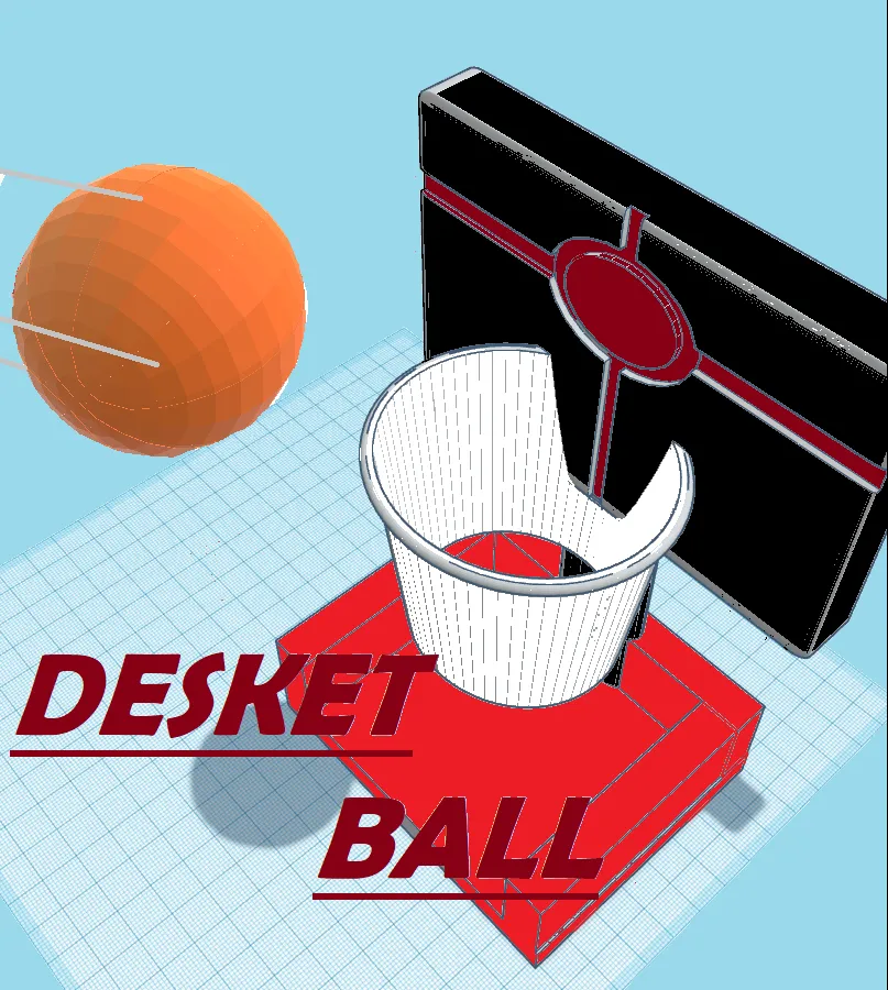 Mô hình trò chơi bóng rổ mini DesketBall thú vị