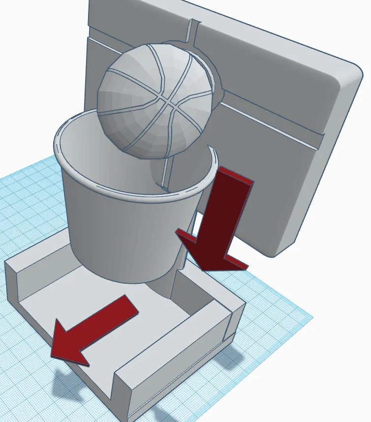 Mô hình trò chơi bóng rổ mini DesketBall thú vị