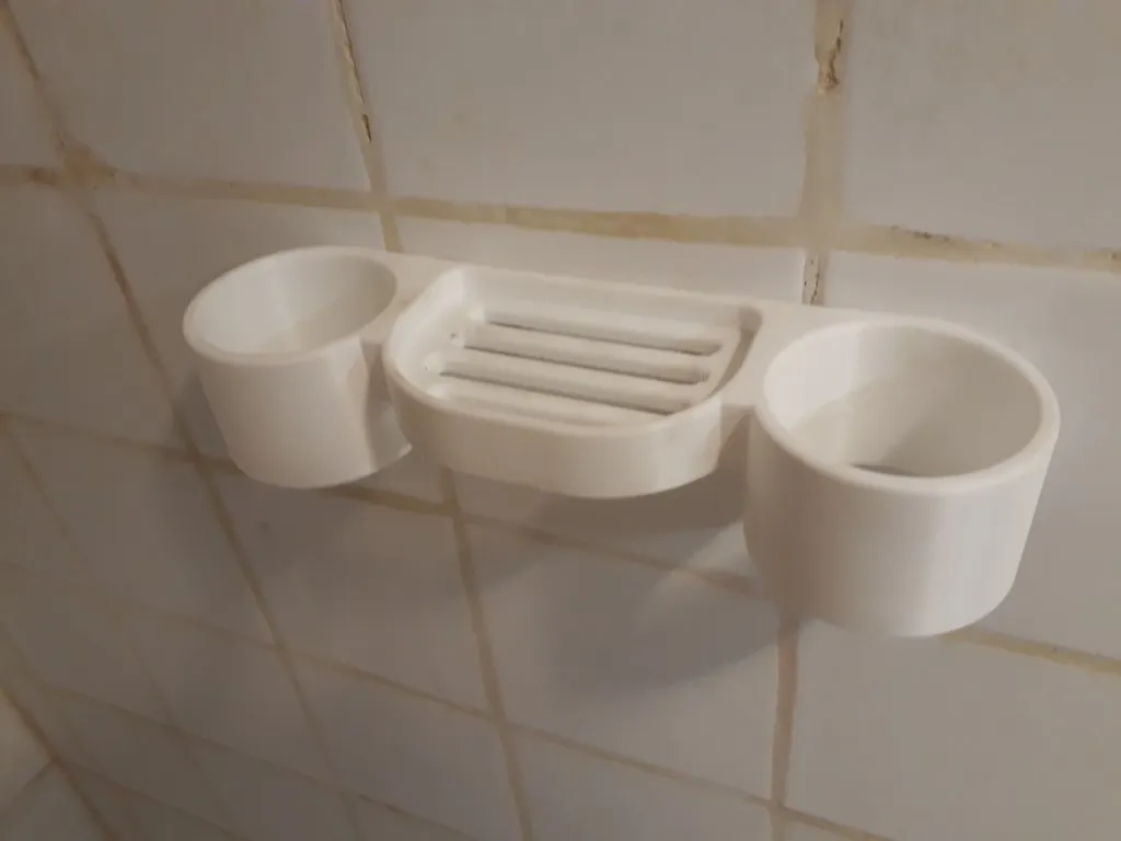 Giá đỡ dầu gội và xà phòng treo tường