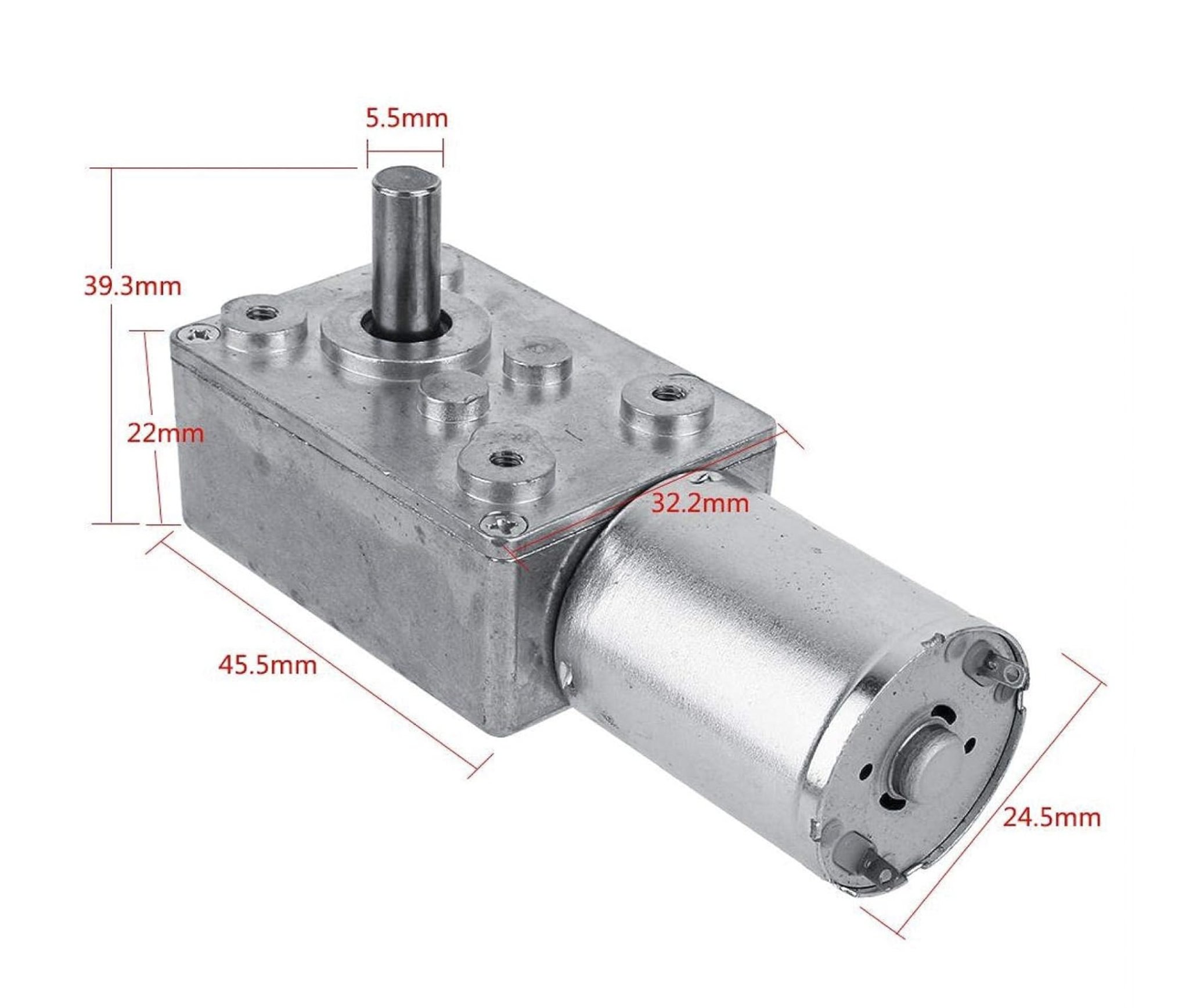 Mô hình motor reductor DC 12V kích thước 8 x 5 x 3 cm