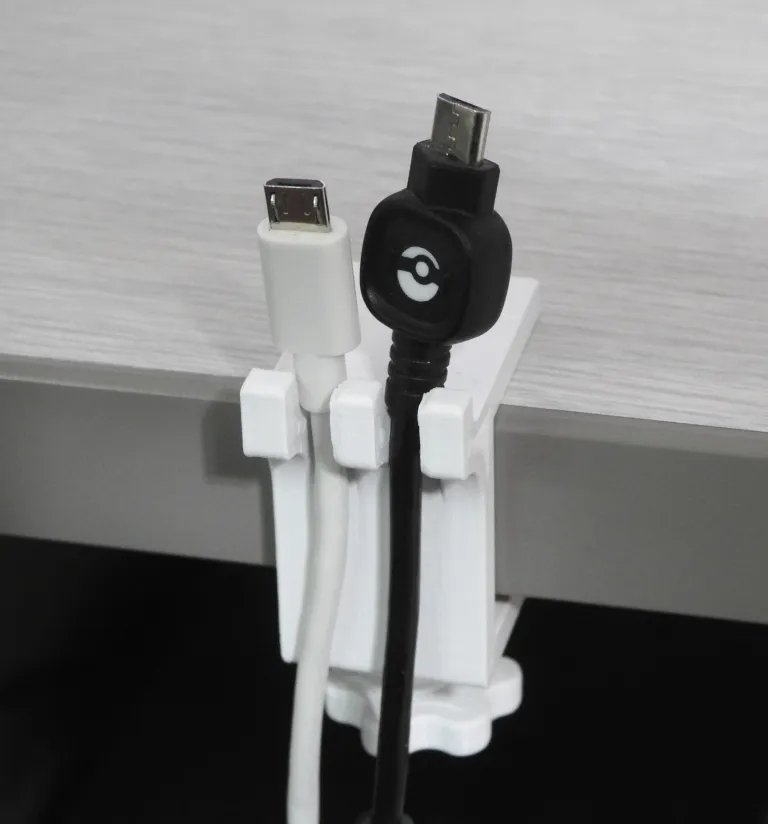 Giá đỡ cáp USB gắn bàn làm việc 2 cổng