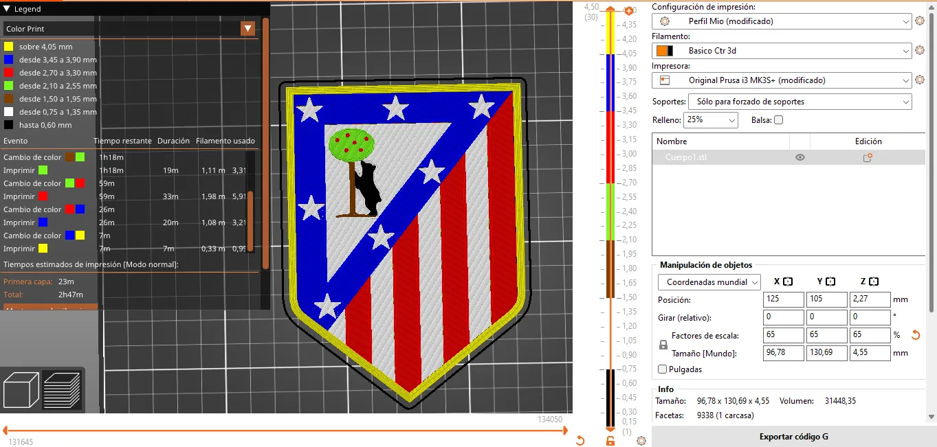Biểu tượng câu lạc bộ Atlético de Madrid với thiết kế màu s...