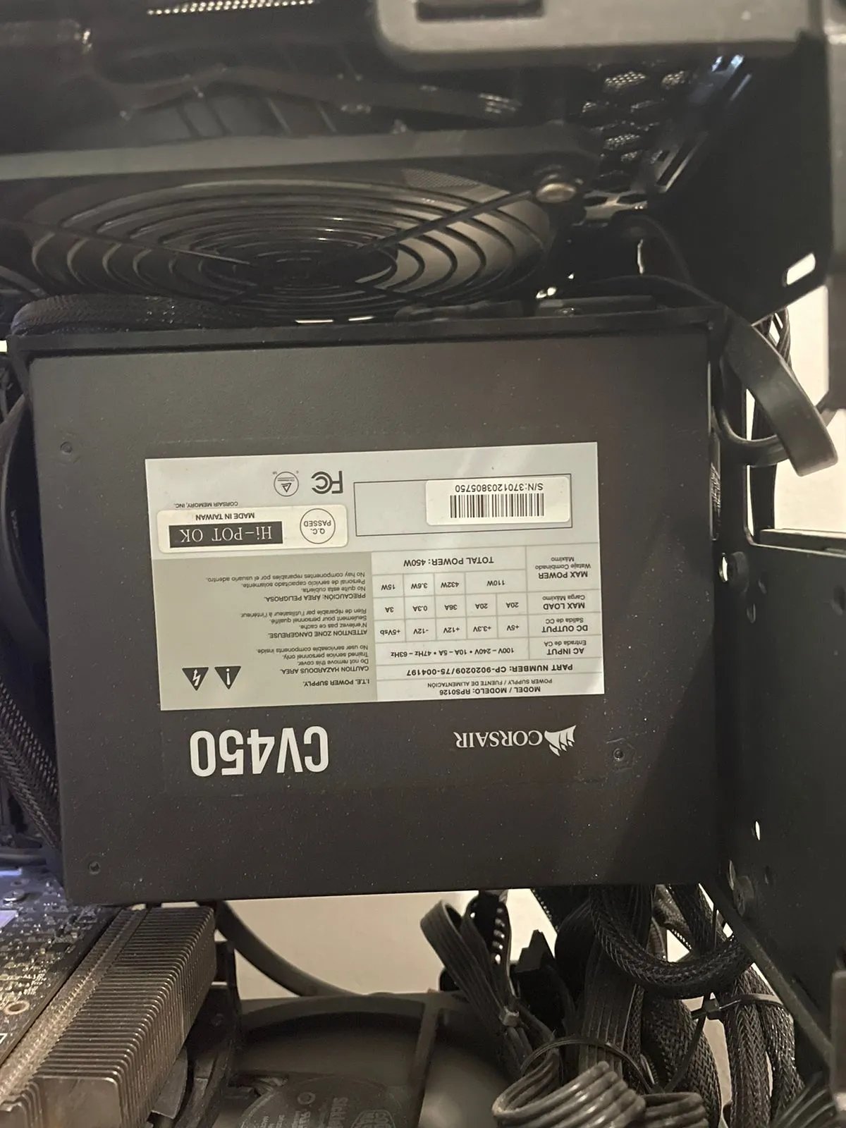 Giá đỡ nguồn ATX cho vỏ Cooler Master NR200