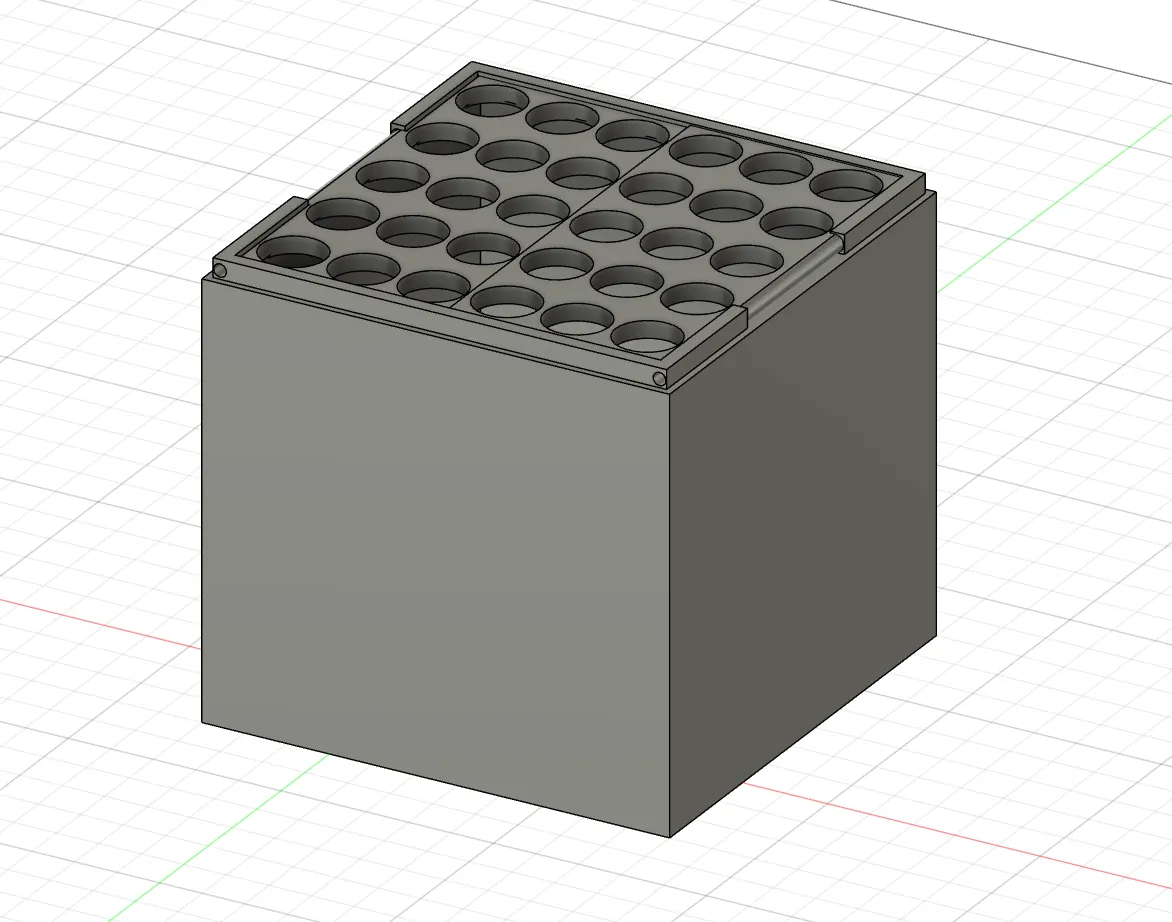 Bình để bút tối giản với nắp gập tiện lợi