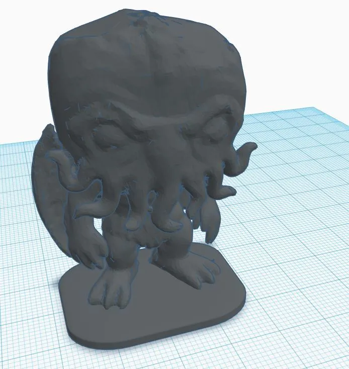 Đầu C lớn Cthulhu đã được sửa chữa và chuẩn bị in