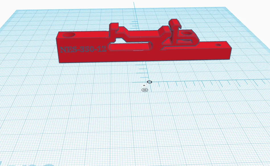 Giá đỡ nguồn Meanwell NES350-12 lắp trên thanh DIN