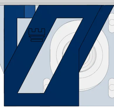 Cao thêm 10mm cho chân máy in Rook