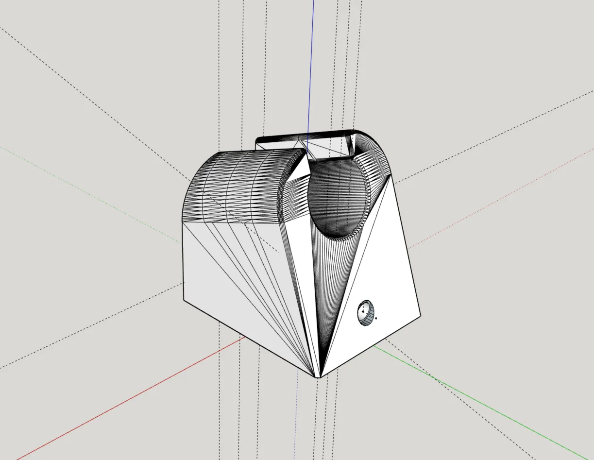 Giá đỡ tường cho vòi sen với đai ốc M6 tích hợp