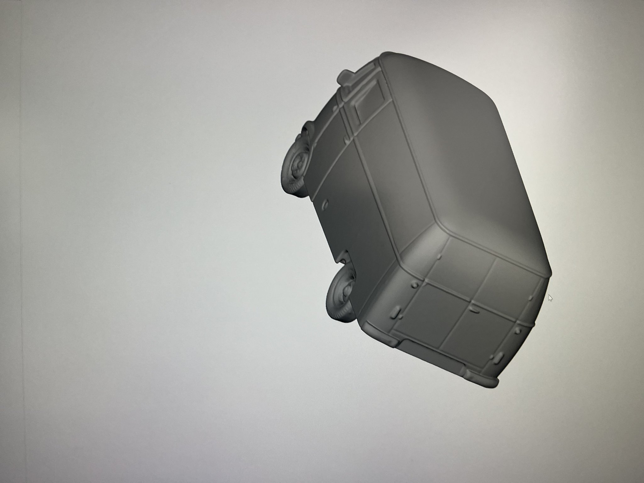 Mô hình xe Mercedes Benz L319 được quét 3D