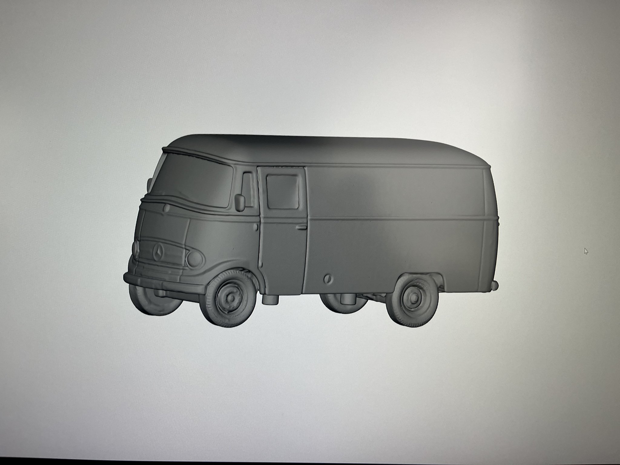 Mô hình xe Mercedes Benz L319 được quét 3D