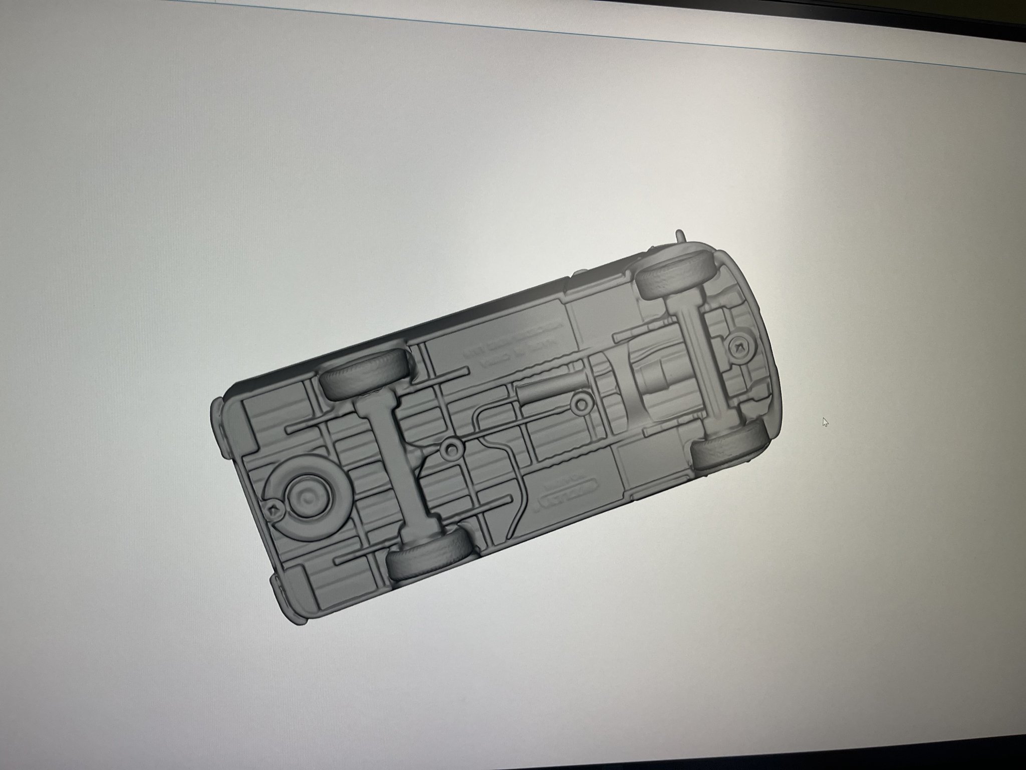 Mô hình xe Mercedes Benz L319 được quét 3D